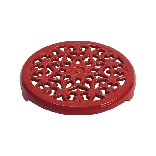 New staub lilly trivet - new,