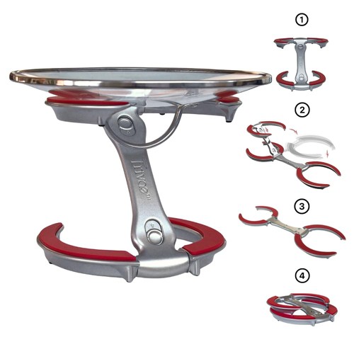 Pot lid holder while - while, cooking