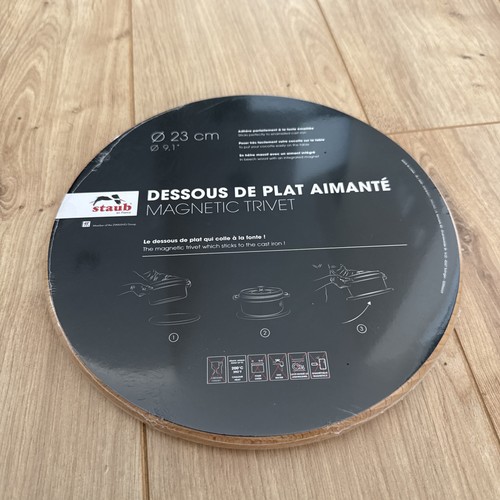 Staub magnetic trivet round - staub,